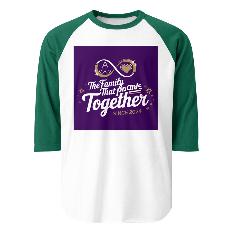 3/4 sleeve raglan shirt