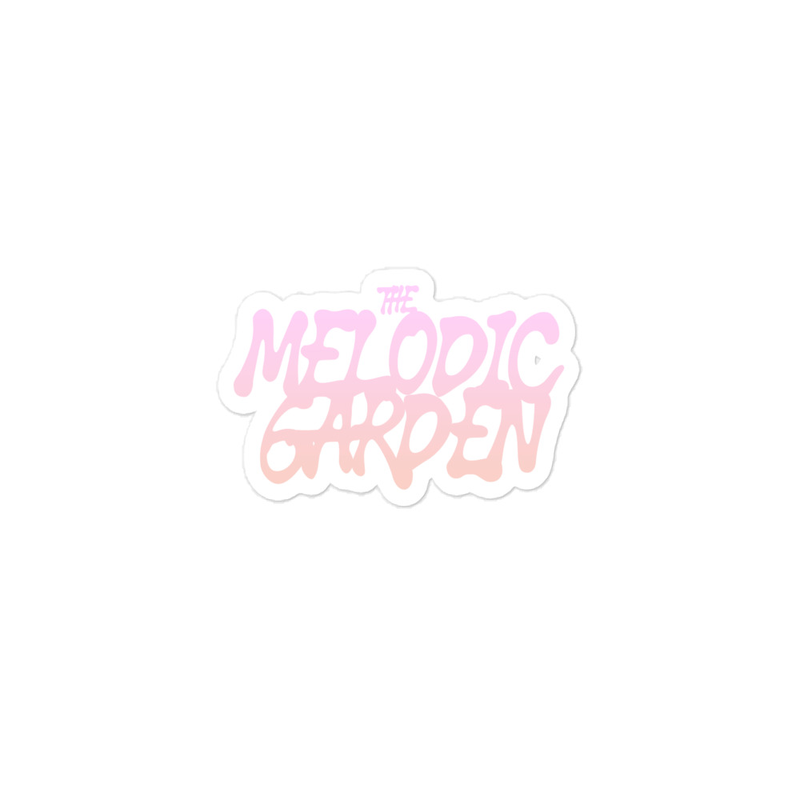 "THE MELODIC GARDEN" Sticker