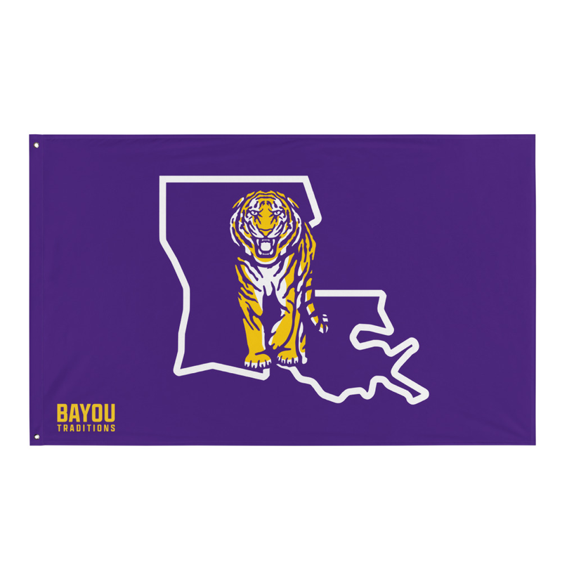 Bayou Traditions Louisiana Tiger Flag