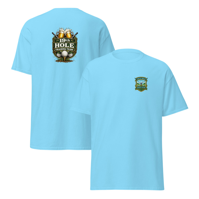 19th Hole Training Team (Woman's) Unisex classic tee – S, Sky