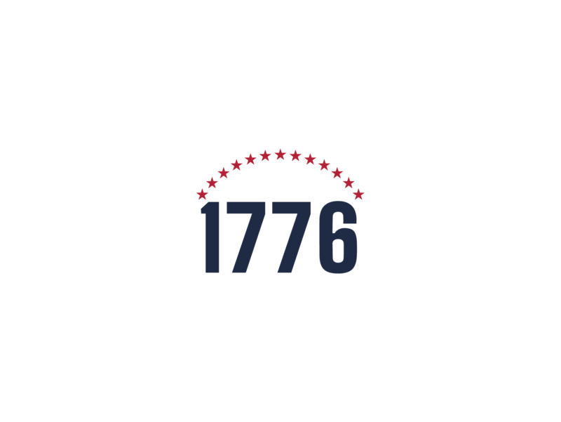 1776 thirteen stars tumbler — Size: 20oz, Color: White