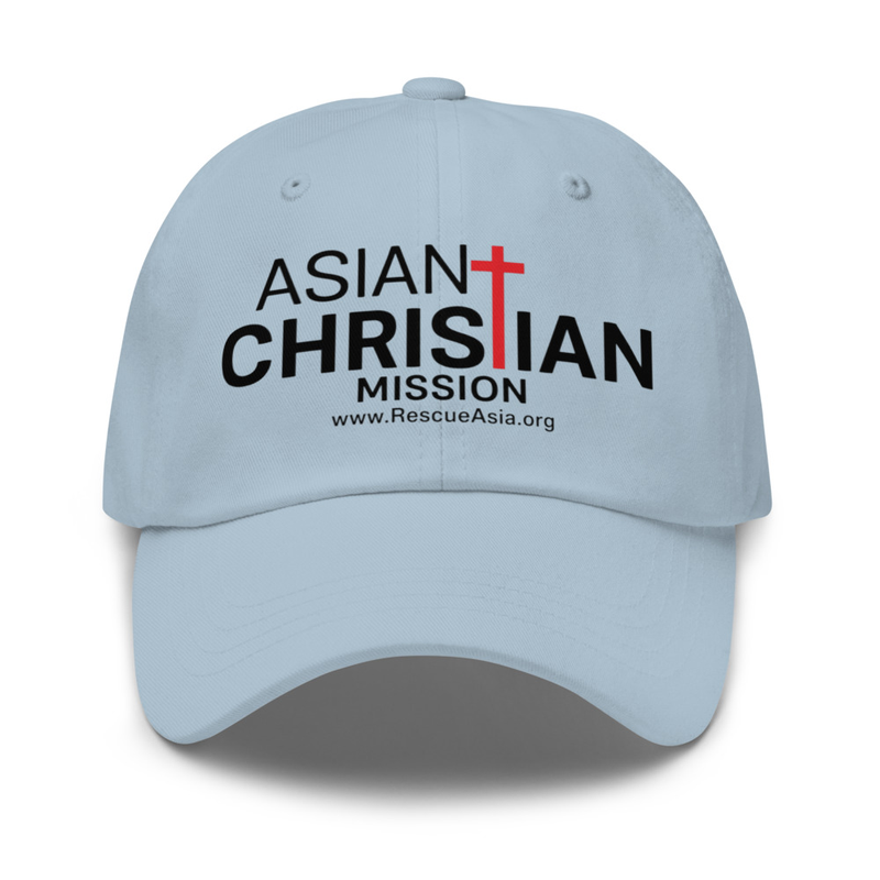Rescue Asia Mission Support Hat – Wear the Cause – One size, Light Blue