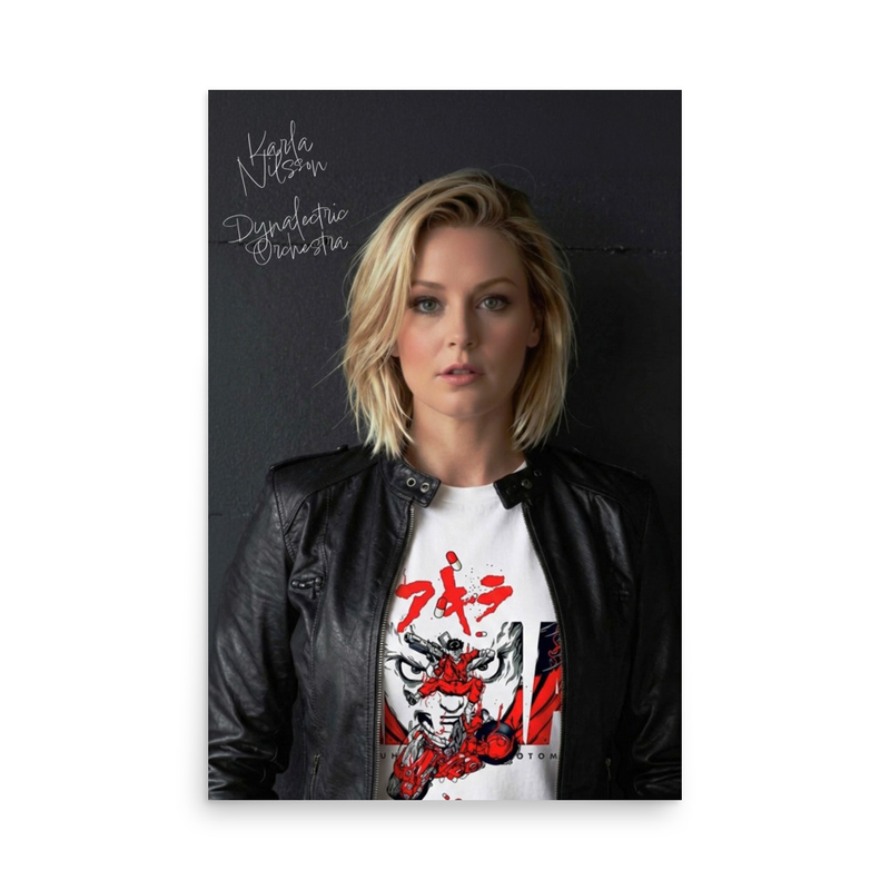 Dynalectric Orchestra: Karla Nilsson 24" X 36" Poster