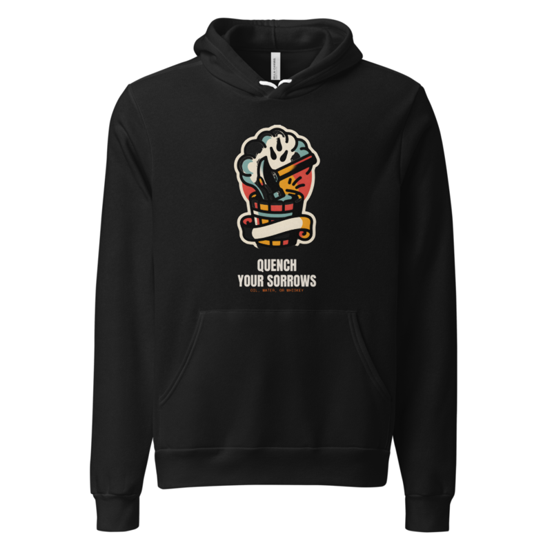 Quench Your Sorrows Hoodie (Artist Series) mockup