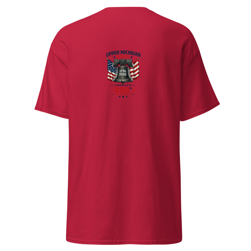 UP Golf 250 Logo #2 Unisex classic tee – M, Cardinal