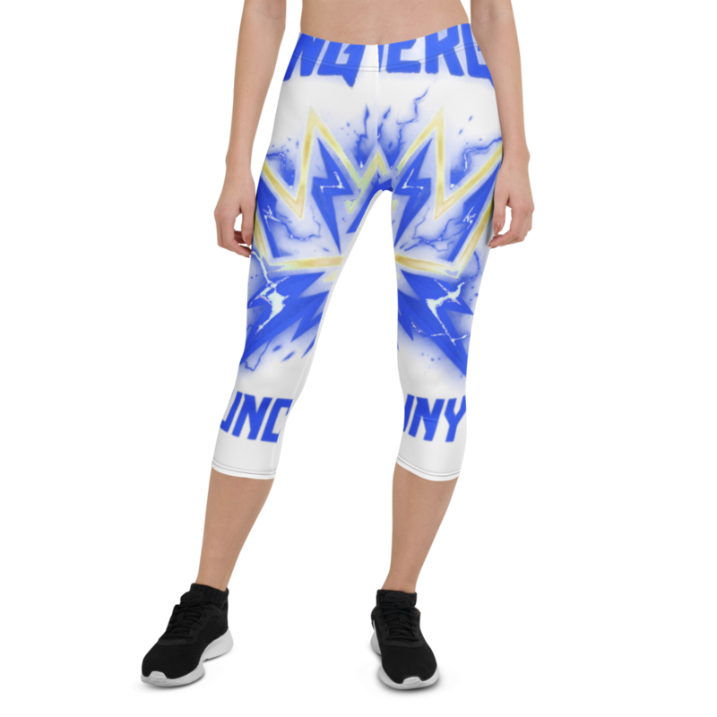 Uncle Benny ® Thunder Crown Leggings Neon Blue EST. 2020