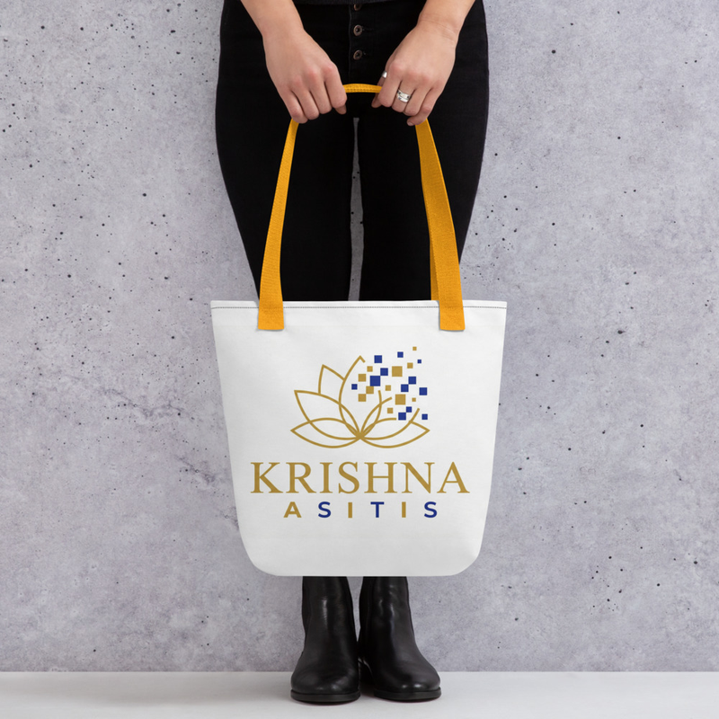 Krishna As It Is Digi Lotus Tote
