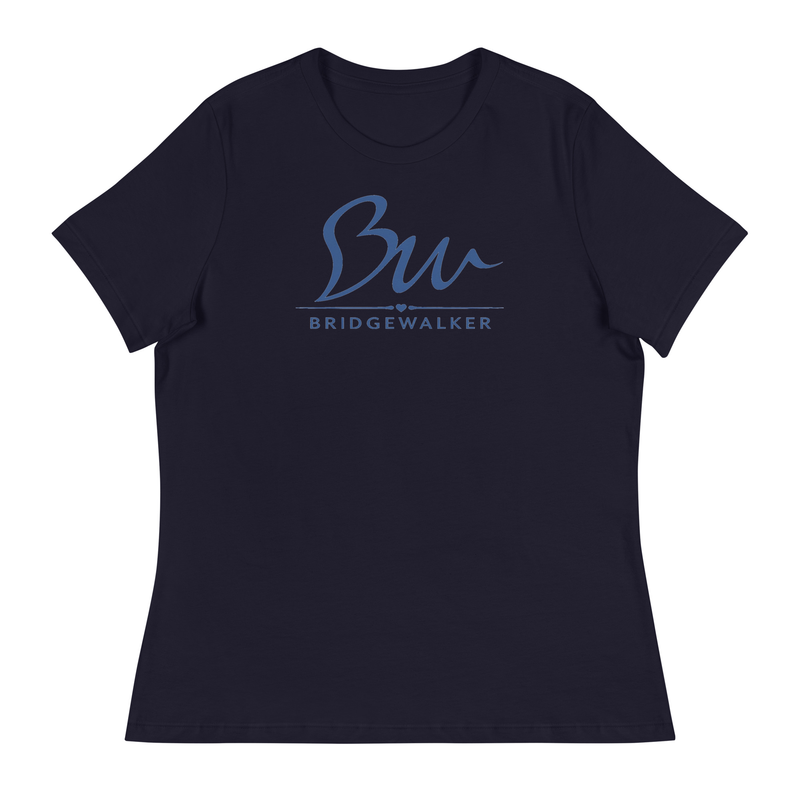 BridgeWalker Women’s Relaxed Tee; Own Asphalt Edition – 3XL, Navy