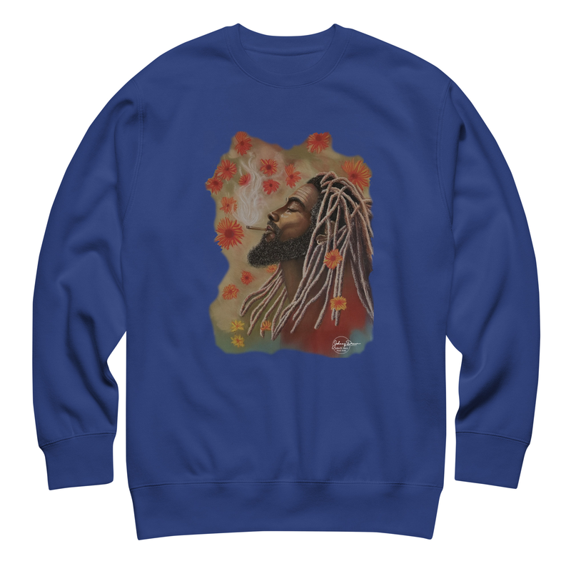 Canna Bliss - Unisex Premium Sweatshirt – M, Team Royal