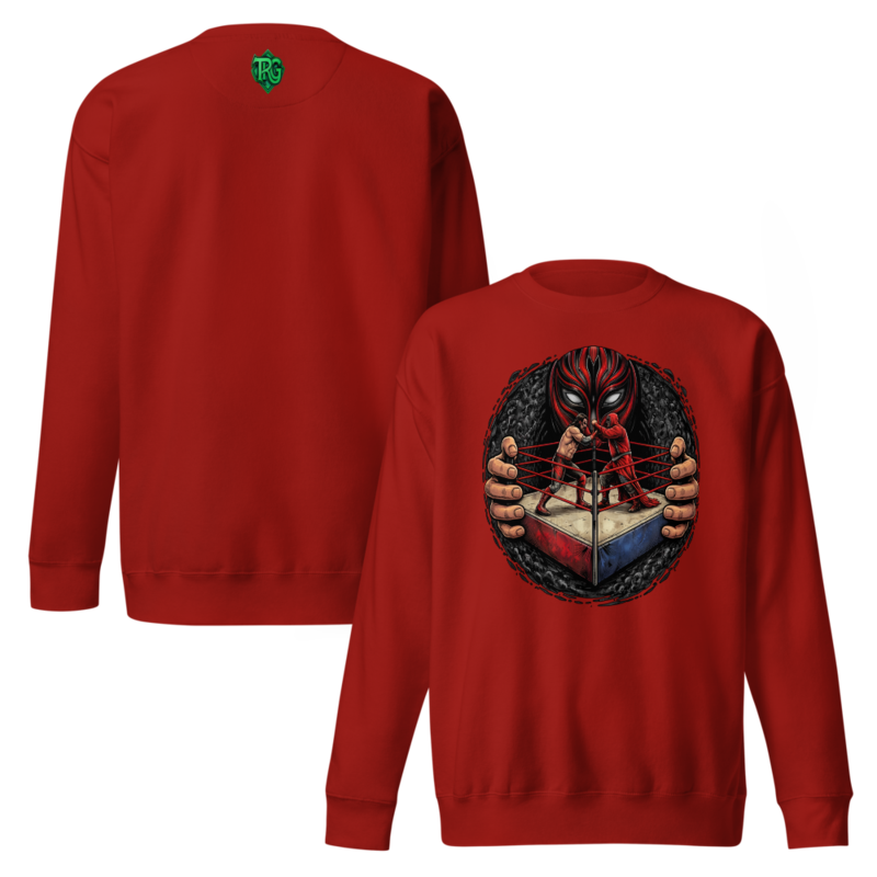 Heel Who Dictates Cardinal Unisex Premium Sweatshirt