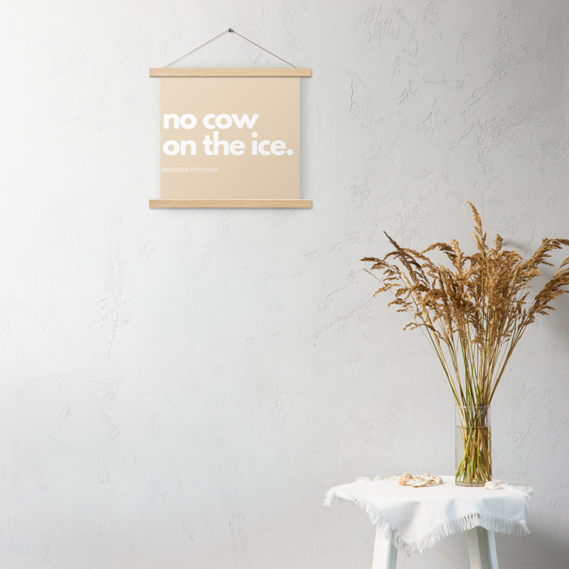 Poster - no cow on the ice view 4