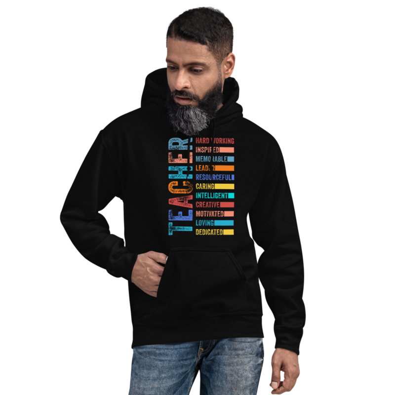 Colorful Teacher Hoodie