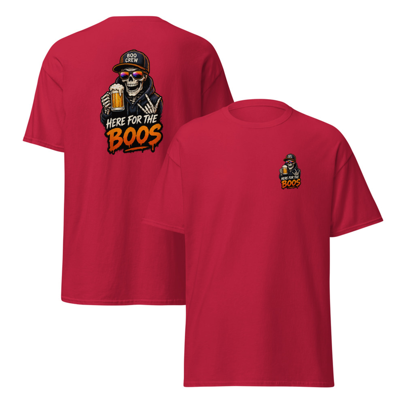 BMT Apparel Here for the Boos Unisex classic tee – M, Cardinal