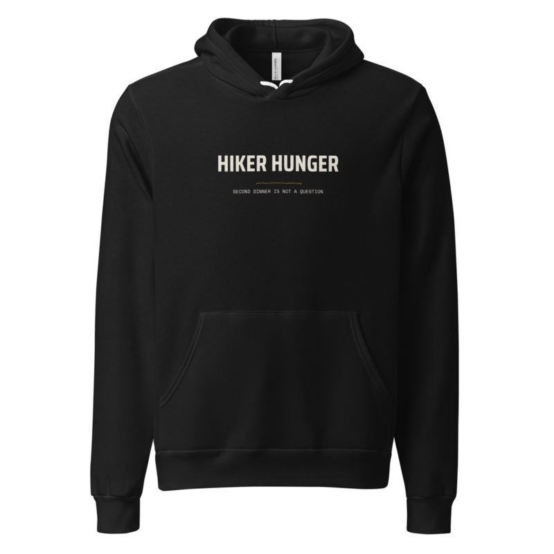 HIKER HUNGER Hoodie mockup