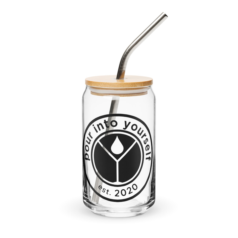Can-shaped glass - Pour Into Yourself