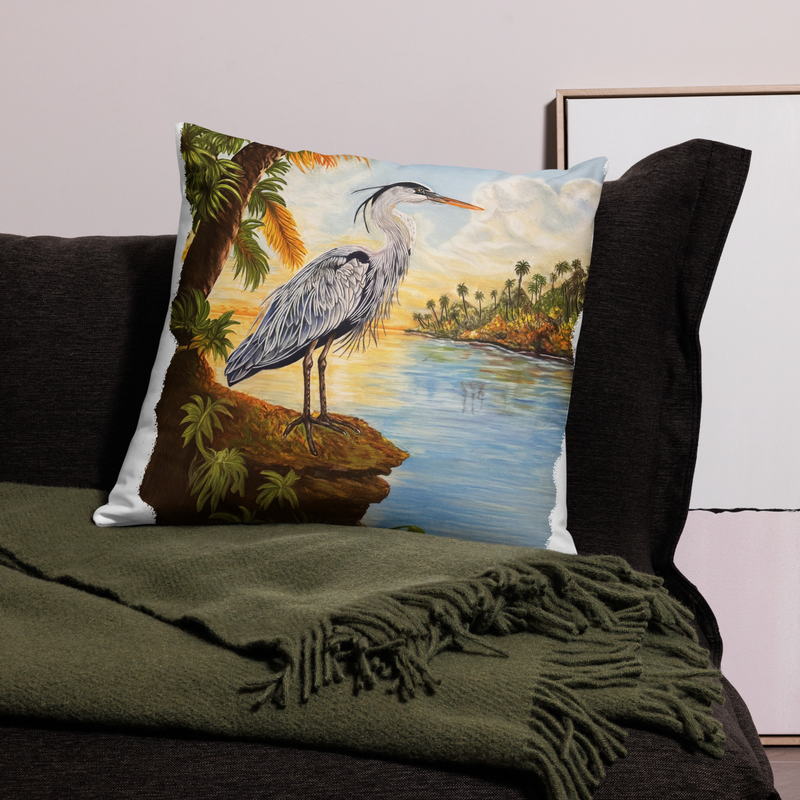 Free Bird Basic Pillow – 22″×22″