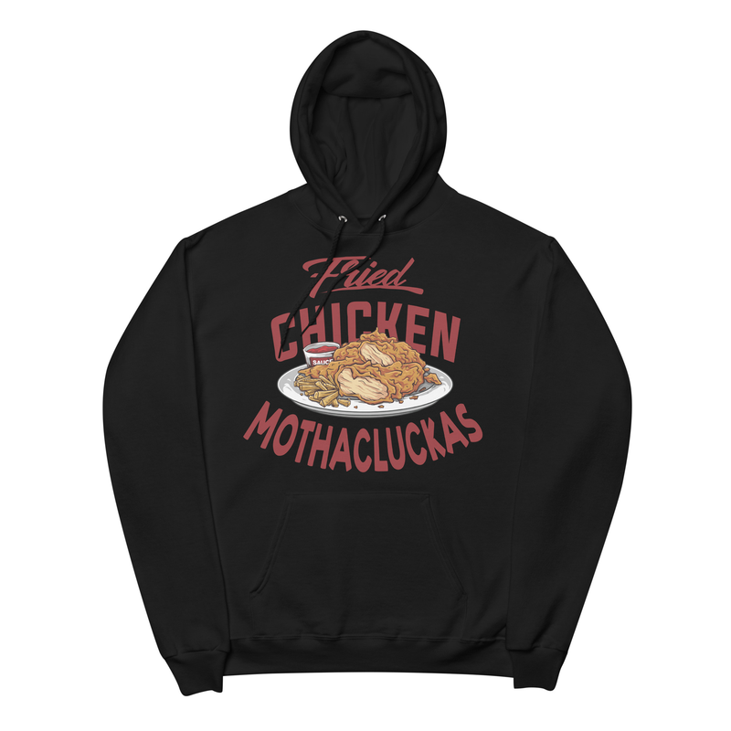 Fried Chicken Mothacluckas - Premium Unisex Hoodie - Grilled, foodie, food lover, bbq lovers, bbq, aprons, apron, fried chicken apron,