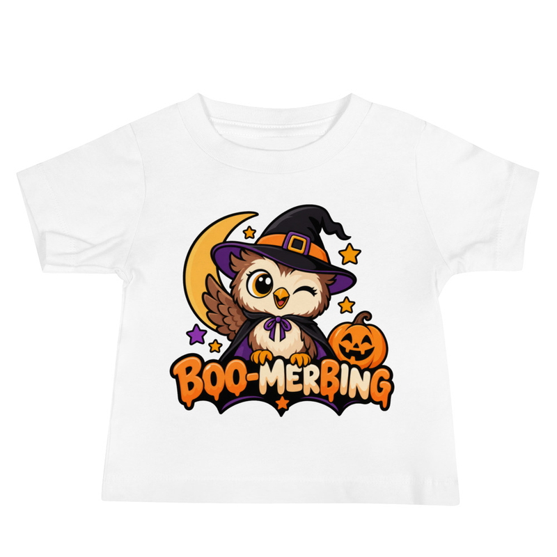 Baby Jersey Short Sleeve Tee — LITTLE BOOMERS™ – 6-12m, White