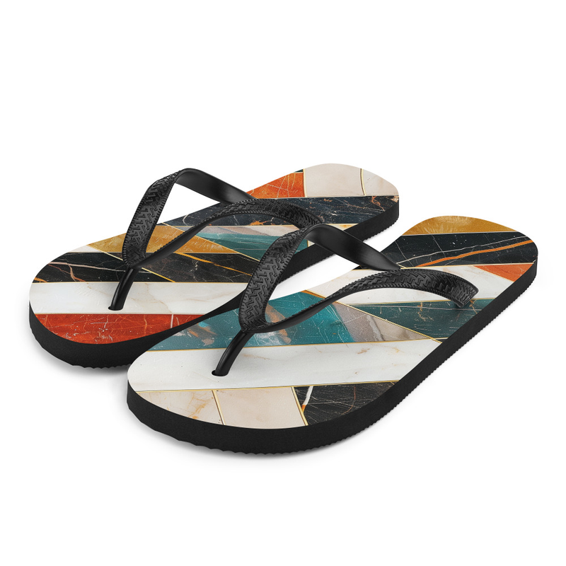 Midcentury Modern Flip-Flops House or Outdoor Slippers