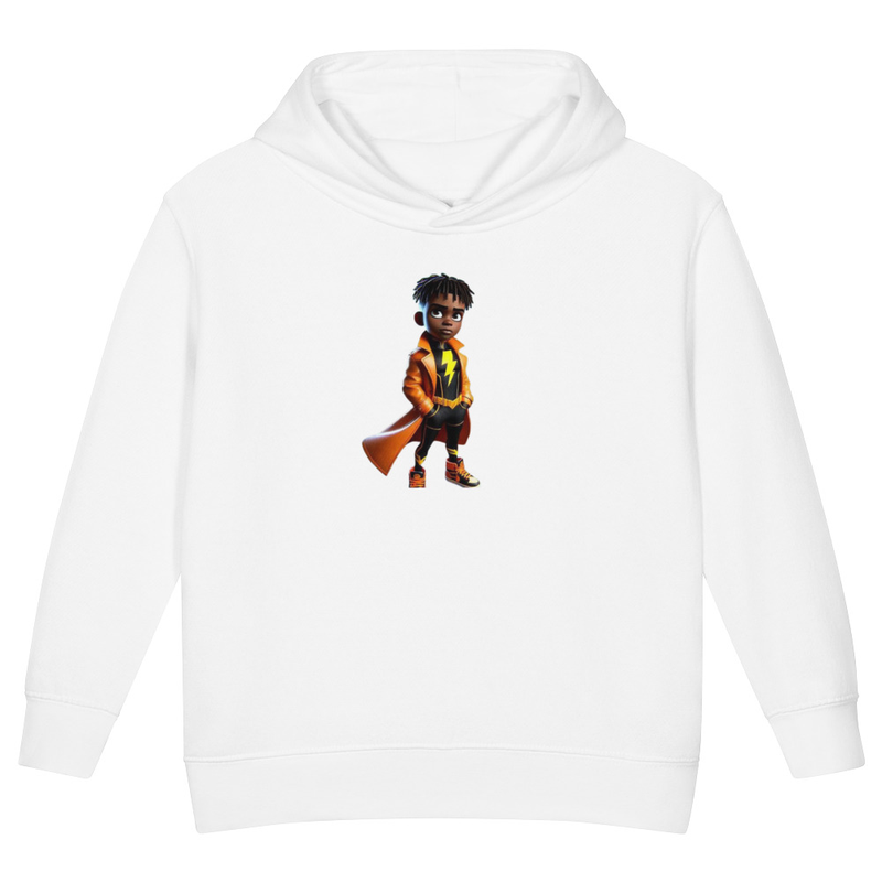 Jay Toddler fleece pullover hoodie – 2T, White