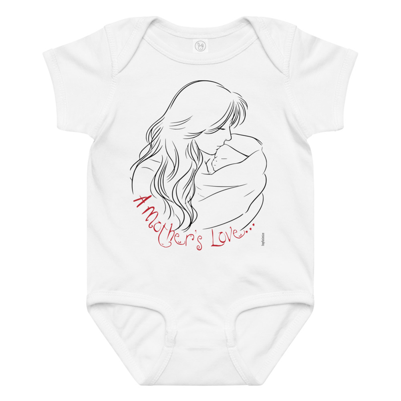 A Mother's Love (Red Writing)  Onesie