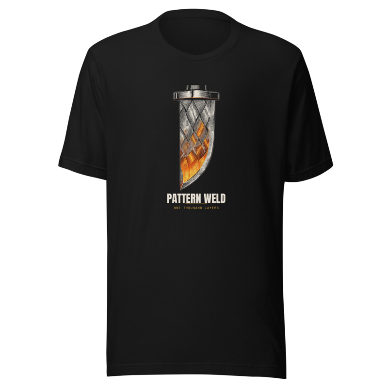 Pattern Weld Tee — Blacksmithing merch