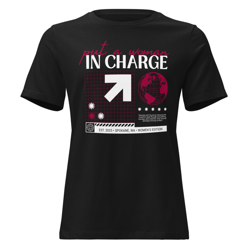 Put a Woman in Charge Women's Relaxed T-Shirt – Image 2