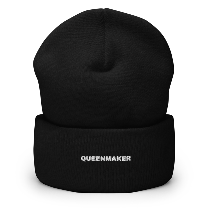 QUEENMAKER Beanie mockup