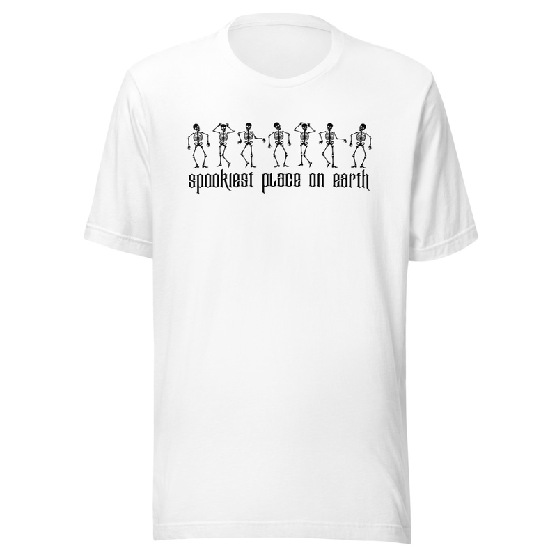 Spookiest Place On Earth Tee – XS, White