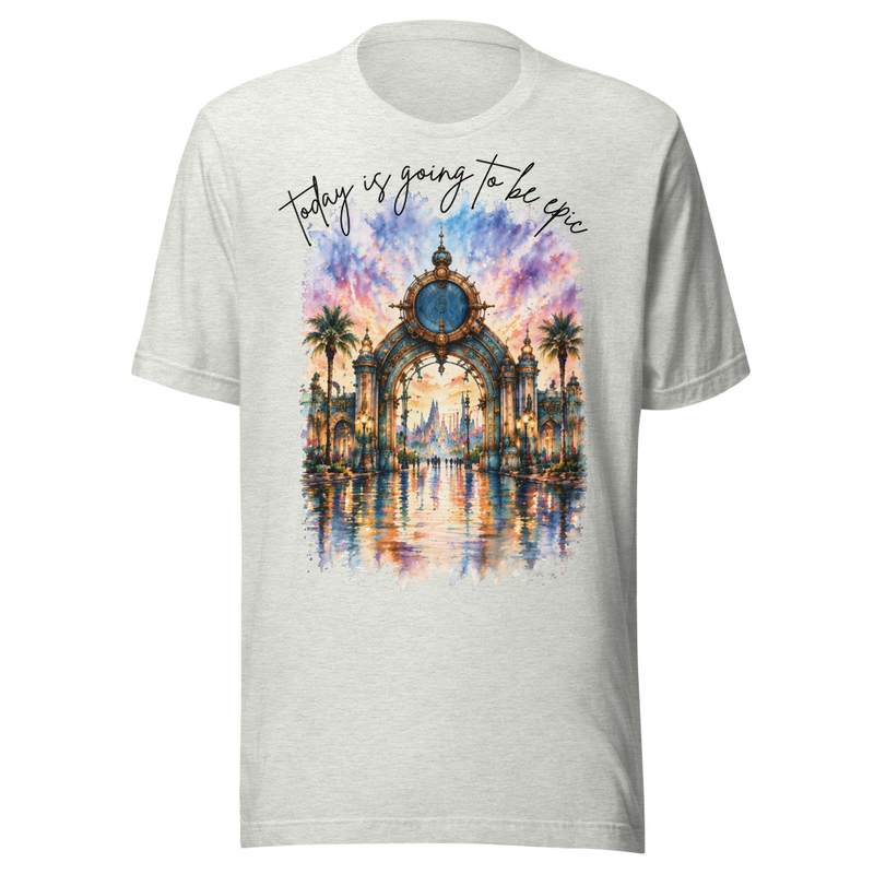 Today Is Epic Tee – S, Ash
