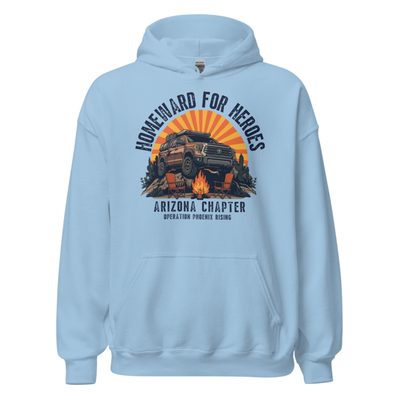 Arizona Chapter Unisex Hoodie – S, Light Blue
