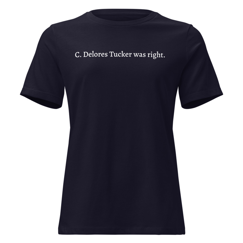 C. Delores Tucker Tee - White (Women's)