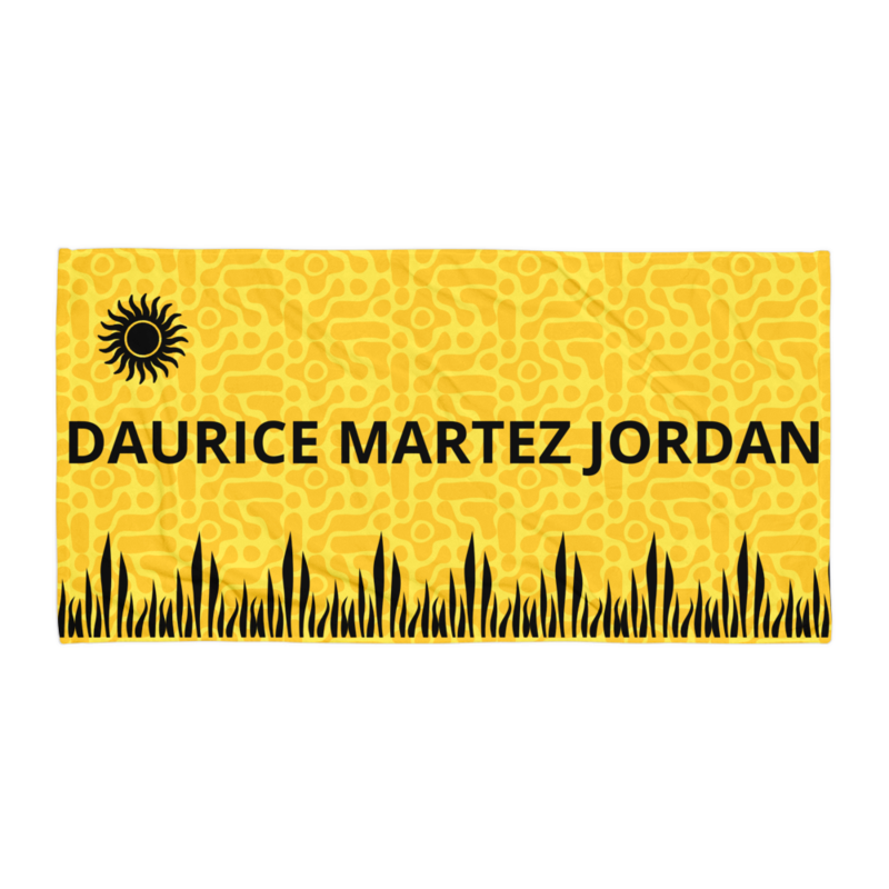 DAURICE MARTEZ JORDAN Beach Towel