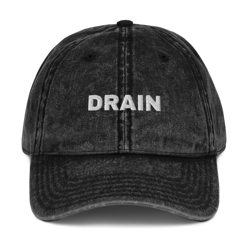 DRAIN Dad Hat mockup