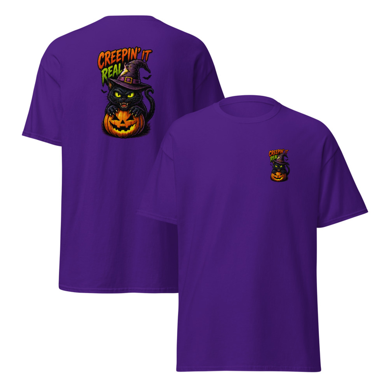 Creep'n it Real Unisex classic tee – S, Purple