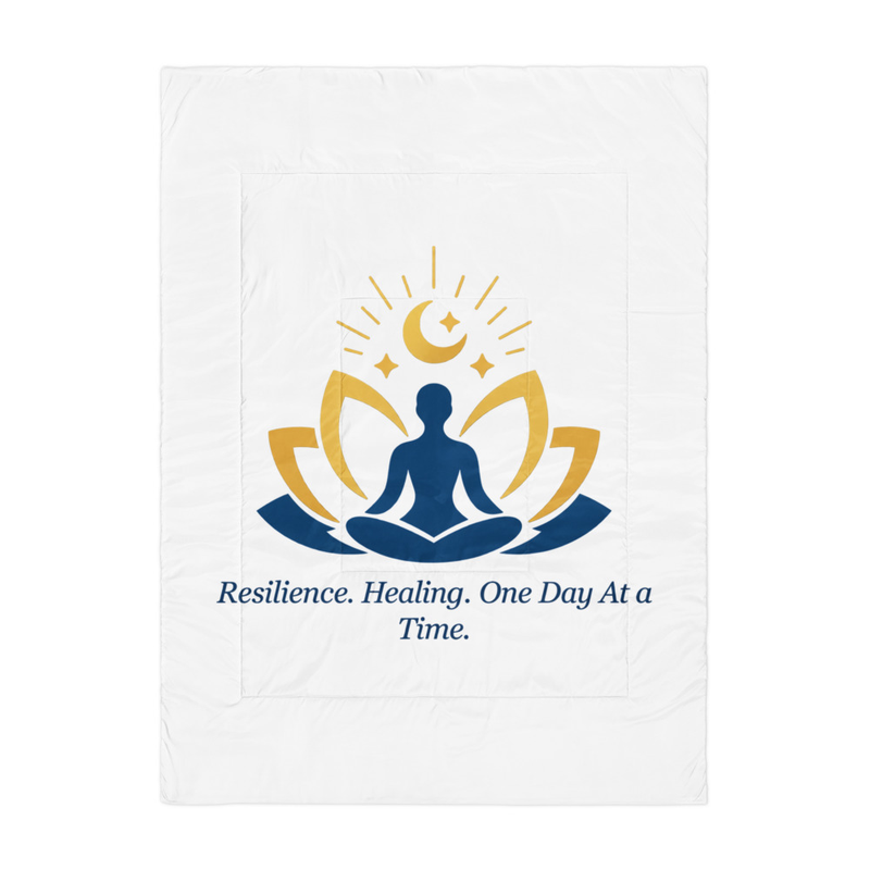 Resilience. Healing Comforter- One Day At A Time