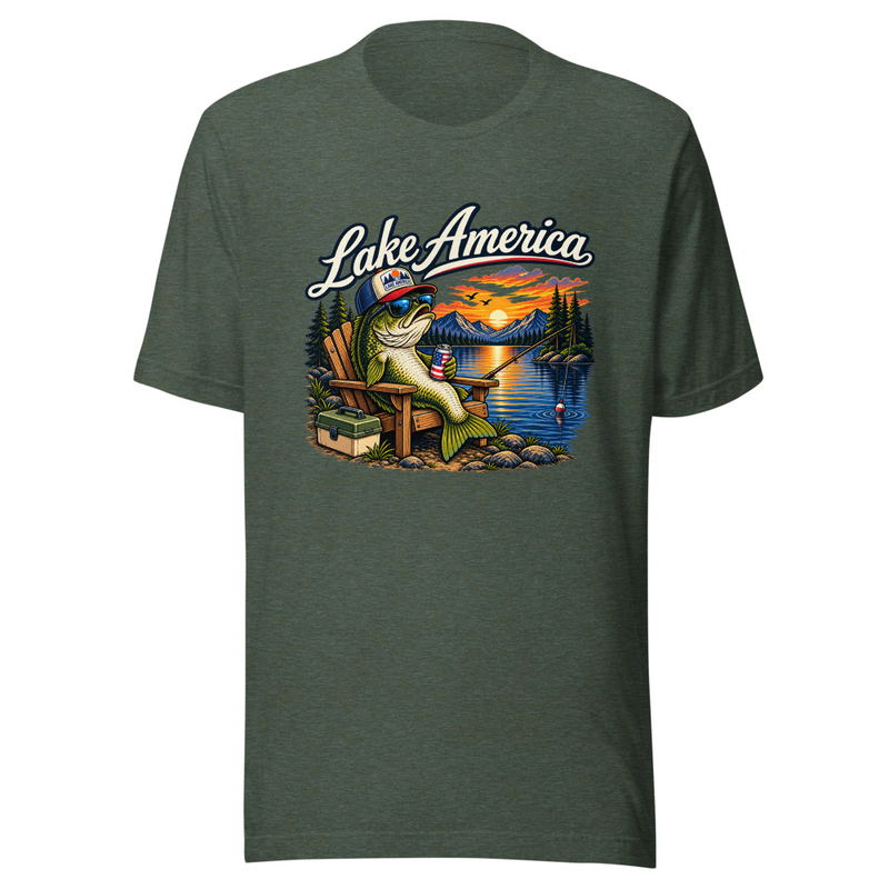 Lake America Bass Unisex T-Shirt