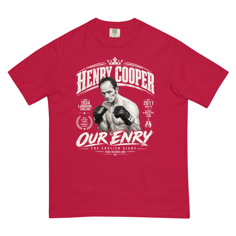 Cooper Unisex garment-dyed heavyweight t-shirt