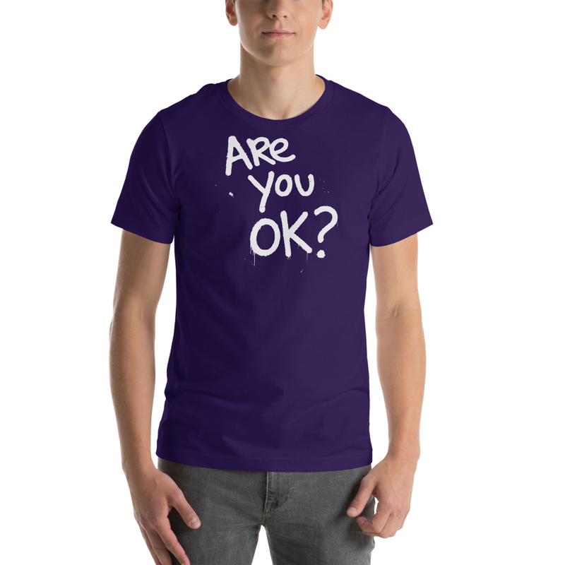 "Are You OK?" Graffiti tshirt