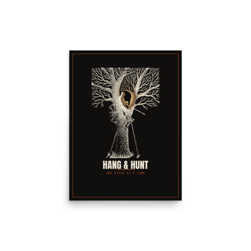 The Saddle Poster — Bowhunting merch