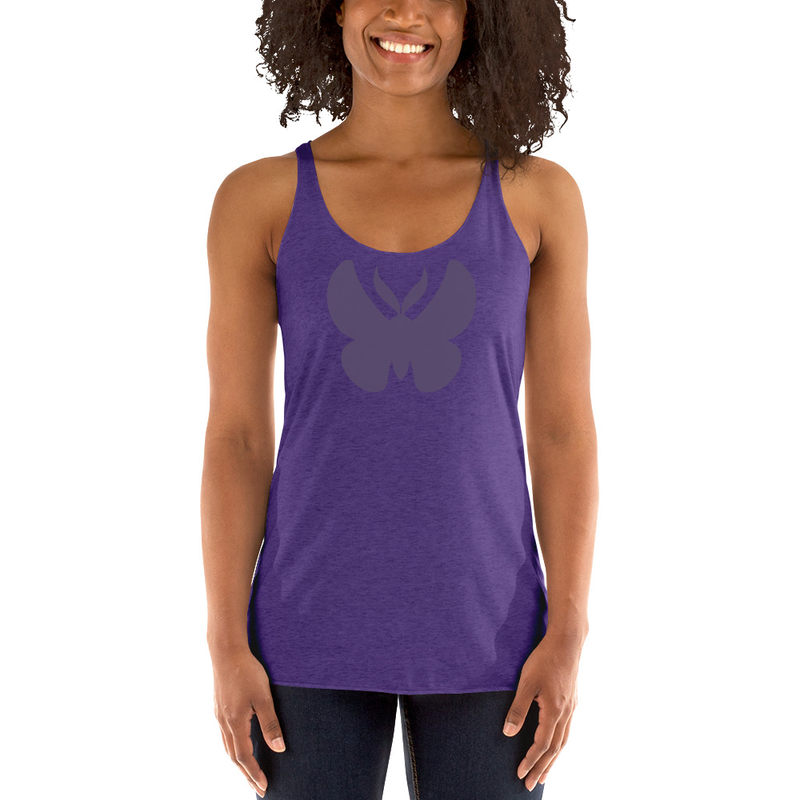 TML Femme Purple Moth Tank Top