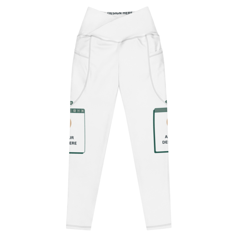 Crossover leggings with pockets / 2XS