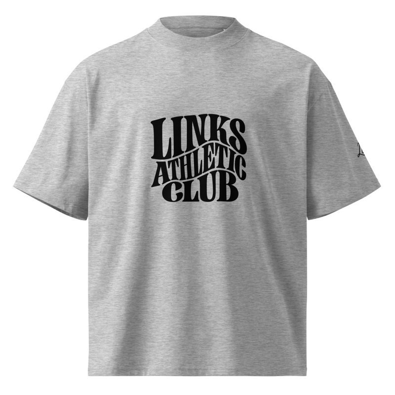 Unisex organic oversized high neck t-shirt LINKA ATHLETIC CLUB