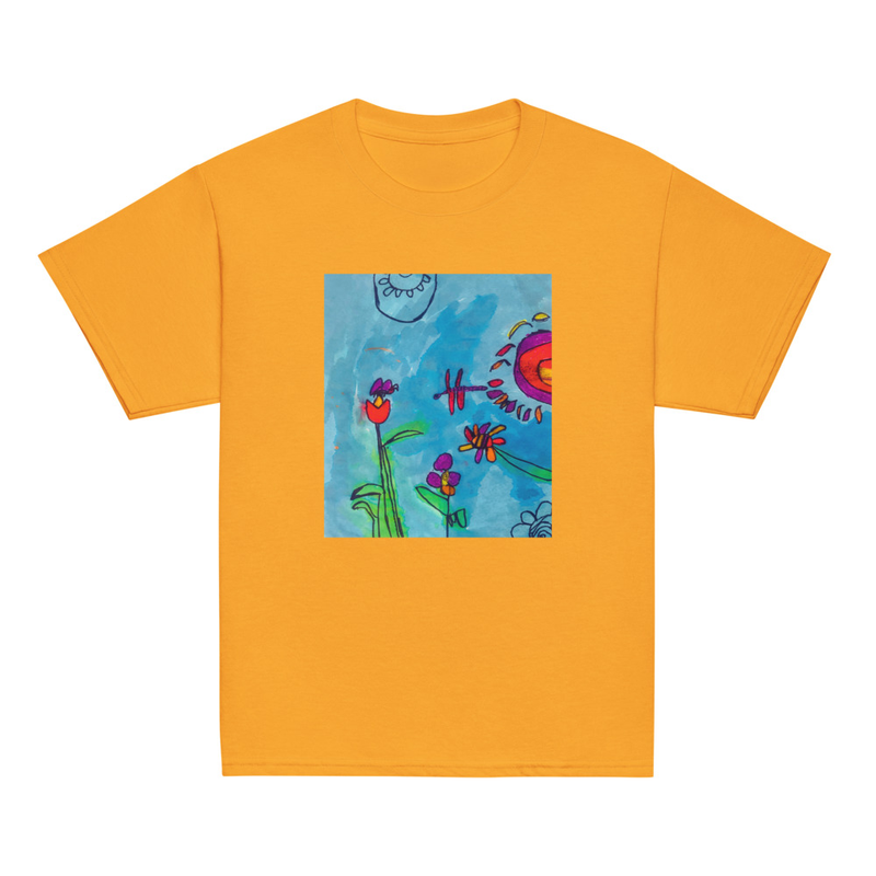 The Flowers - Youth Tee – XS, Gold
