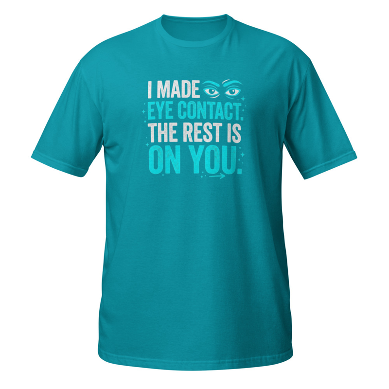 Eye contact Short-Sleeve Unisex T-Shirt – Image 11