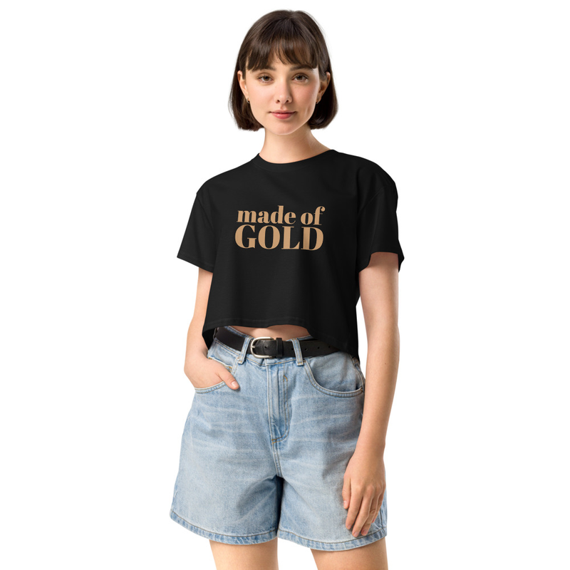 made of GOLD - Women’s crop top