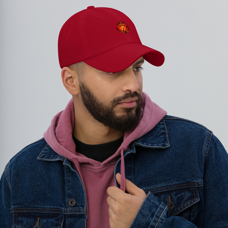 Aham-Vadh (Slaying the illusion of "I") - Unisex Hat / Cranberry