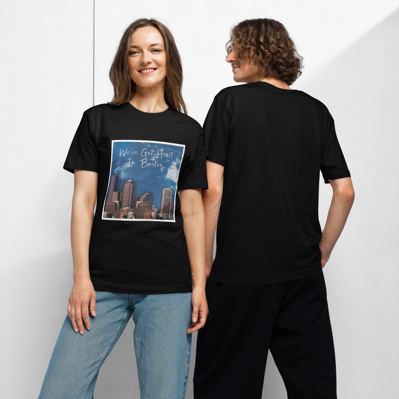 We've Got Heart in Boston Unisex fine jersey tee 