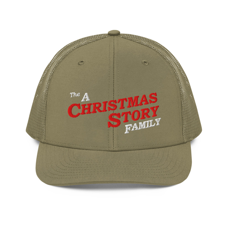 The A Christmas Story Family Trucker Cap – Classic Nostalgia Meets Everyday Style!  – One size, Loden