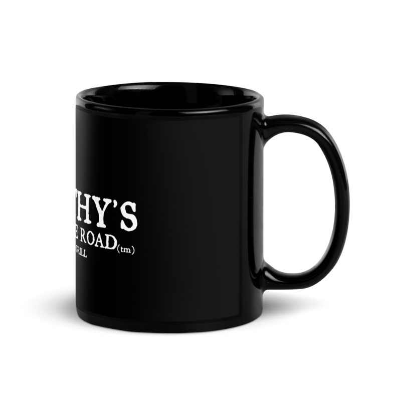 Timothy's Black Glossy Mug